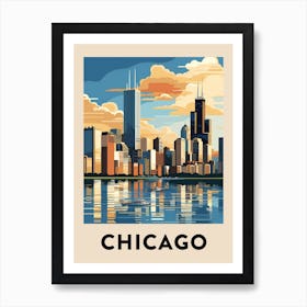 Chicago Travel Poster 13 Art Print