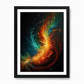 Abstract Painting 84 Poster