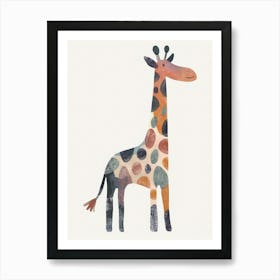 Charming Nursery Kids Animals Giraffe 4 Art Print
