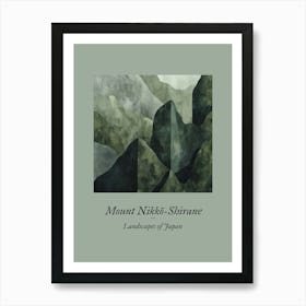 Landscapes Of Japan Mount Nikko Shirane 4 Art Print