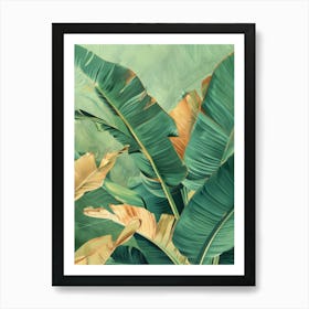 Banana Leaves 16 Art Print