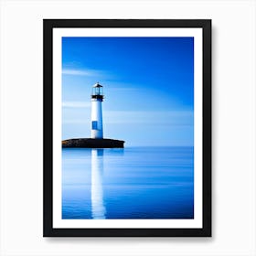 Lighthouse Waterscape Photography 3 Art Print