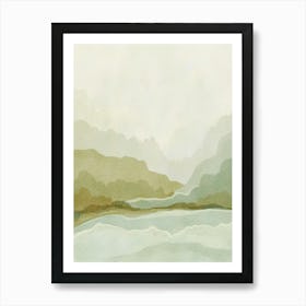 Serene Calm view Art Print