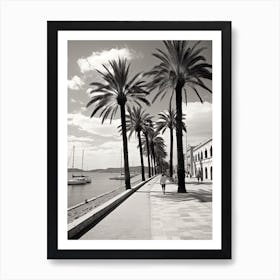 Palma De Mallorca, Spain, Black And White Photography 2 Art Print