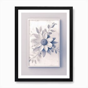 daisy flower 1 Art Print
