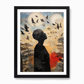 Crows Art Print