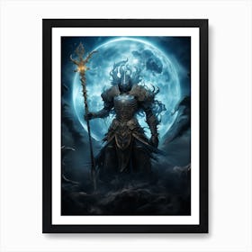 Dark Lord Of The Rings 3 Art Print