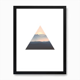 Triangle Sunrise Art Print