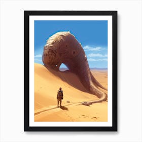 Dune Fan Art Ship Art Print