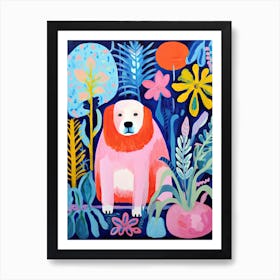 Dog In The Garden, Matisse Inspired Art Print