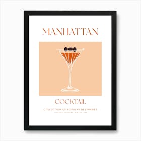 Manhattan Cocktail Art Print