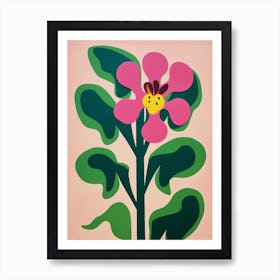 Cut Out Style Flower Art Monkey Orchid Art Print