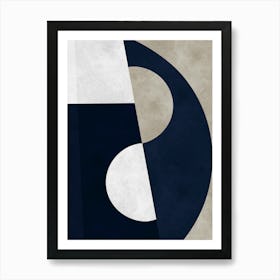 Modern geometric shapes 5 Art Print