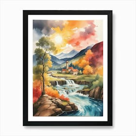 Waterfall Art Print