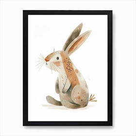 Rex Rabbit Kids Illustration 1 Art Print