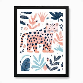Leopard In The Jungle 31 Art Print