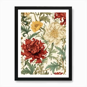 Floral Pattern 47 Art Print