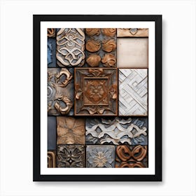 Decorative Tile Wall Art Print