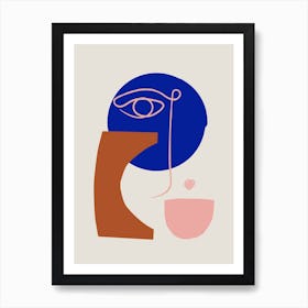 The Blue Eye Art Print