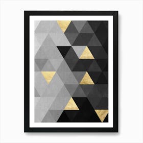 Texture geometry 4 Art Print