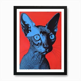 Sphynx Cat 11 Art Print