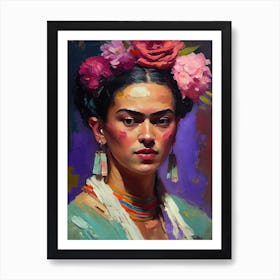 Portrait Of Frida Poster