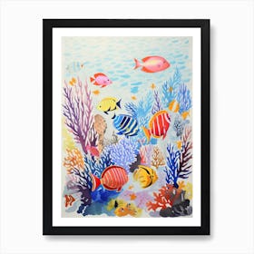 Coral Reef Art Print