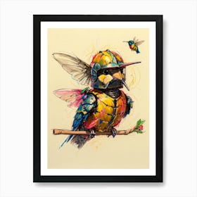 Hummingbird 8 Art Print