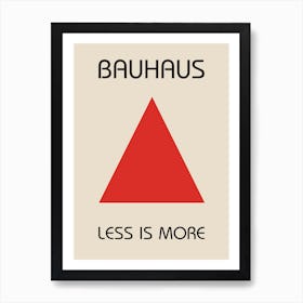 Bauhaus Less Is More Art Print