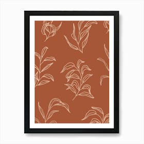 Ivy Leaves Art Print