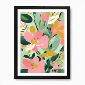 Colorful Flowers Art Print