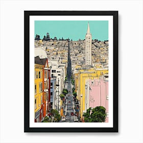 san francisco 57 Art Print