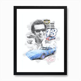 Richard Petty Art Print