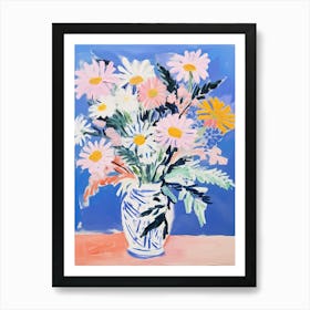 Flower Painting Fauvist Style Cineraria 1 Art Print