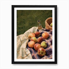 Autumn Apples Still Life 2 Art Print