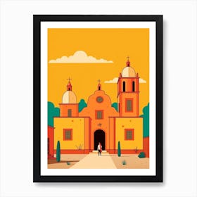 Mexico 1 Travel Illustration Art Print