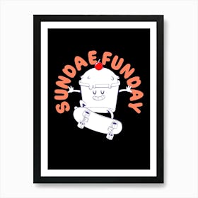 Sundae Funday Art Print