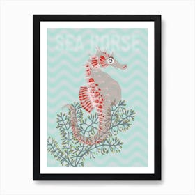 Sea Life Sea Horse Art Print