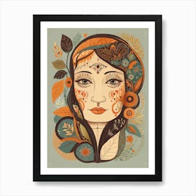 Portrait Of A Woman 4 Art Print