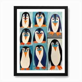 Penguins Art Print