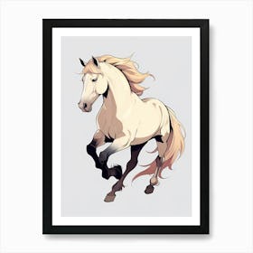 Horse Galloping 1 Art Print