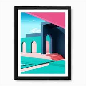 San Francisco — Minimalistic travel posters, Boho travel art, aesthetic poster Art Print