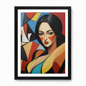 Abstract Woman 1 Art Print