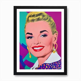 Anne Baxter Pop Movies Art Movies Art Print