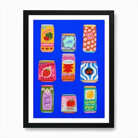 Drink Cans Art Print