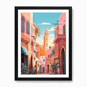 Marrakech Morocco 6 Illustration Art Print