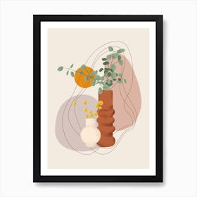 Shapes And Vases Art Print