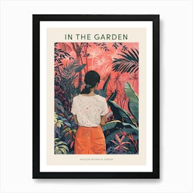 In The Garden Poster Missouri Botanical Garden 3 Art Print