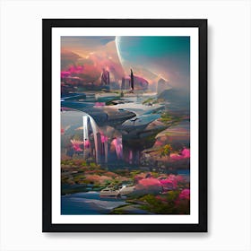 City In The Sky Art Print