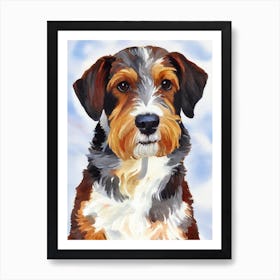 Biewer Terrier 4 Watercolour Dog Art Print